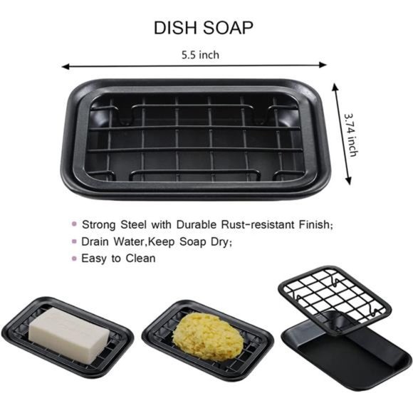 Mason Jar Bathroom Accessories Set(6PCS)-Lotion Soap Dispenser,Toothbrush Holder - Picture 2 of 7